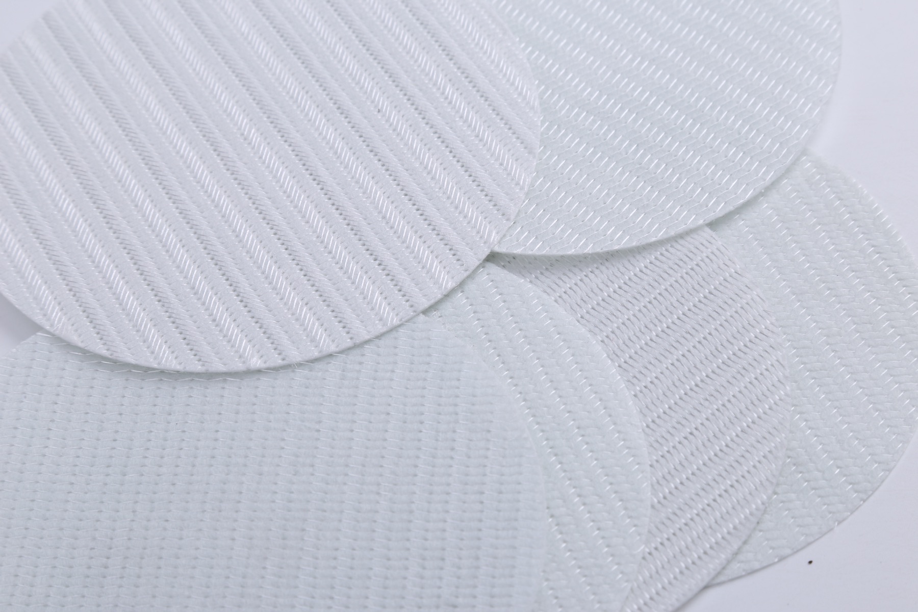 Double-needle lasting fabric sheets