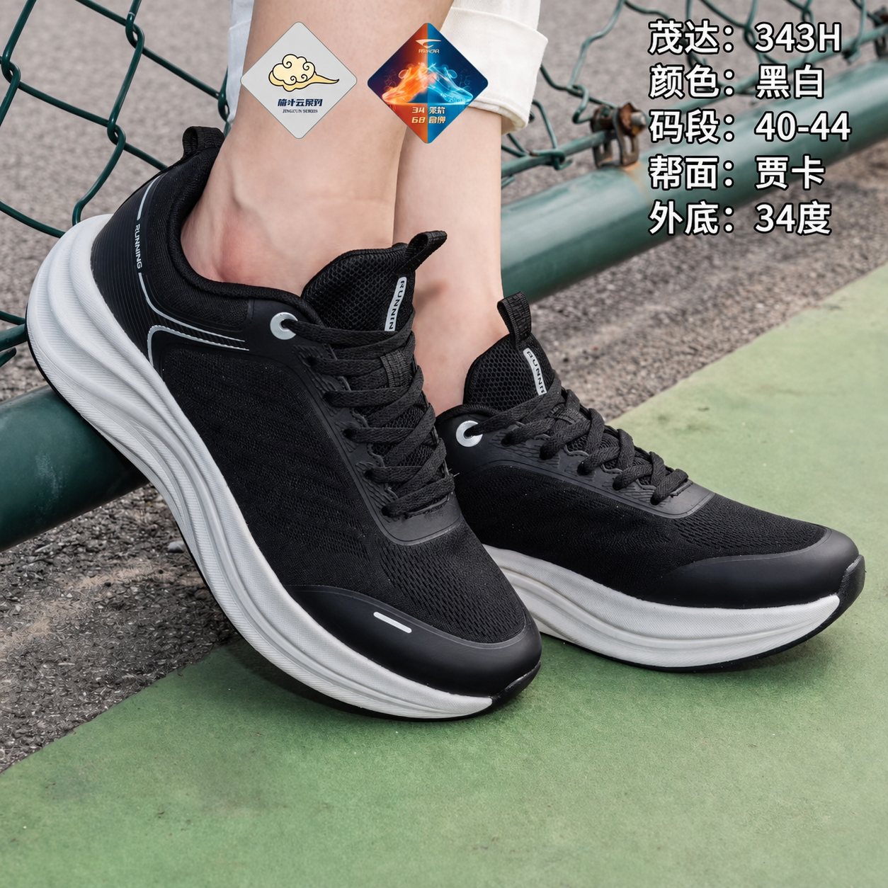 Finished Shoes Running shoe reference style JX-RS-002