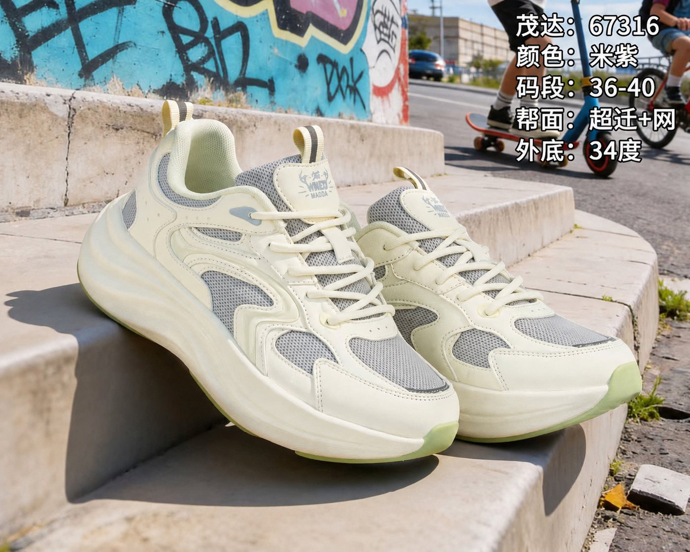 Finished Shoes Sport casual shoe reference style JX-SC-010
